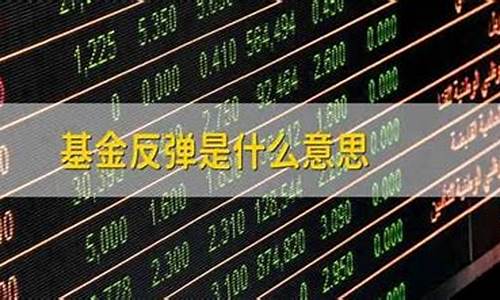 金价反弹是什么意思呀_金价反弹是什么意思